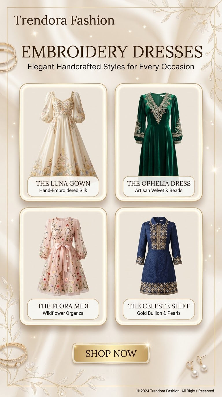 Embroidery Dresses