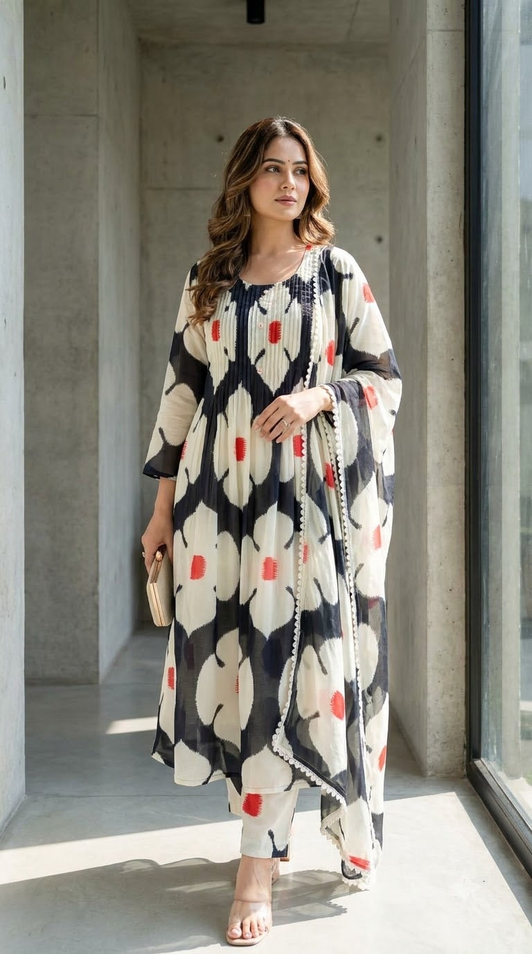 Ivory Bloom Suit Set