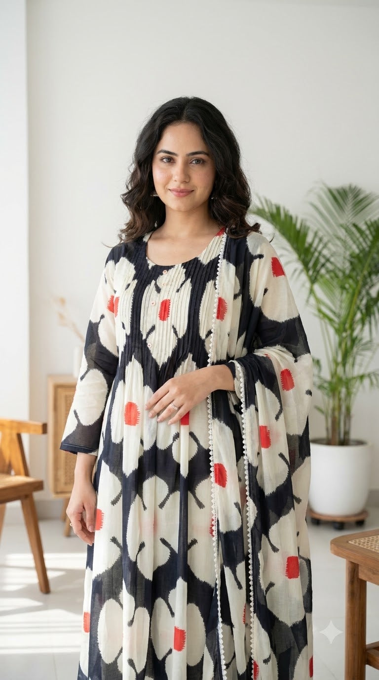 Ivory Bloom Suit Set