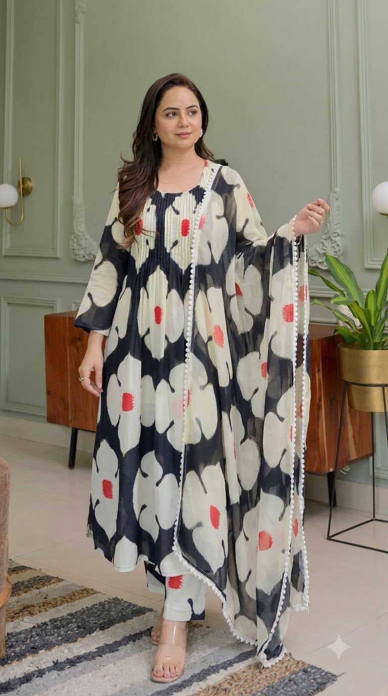 Ivory Bloom Suit Set