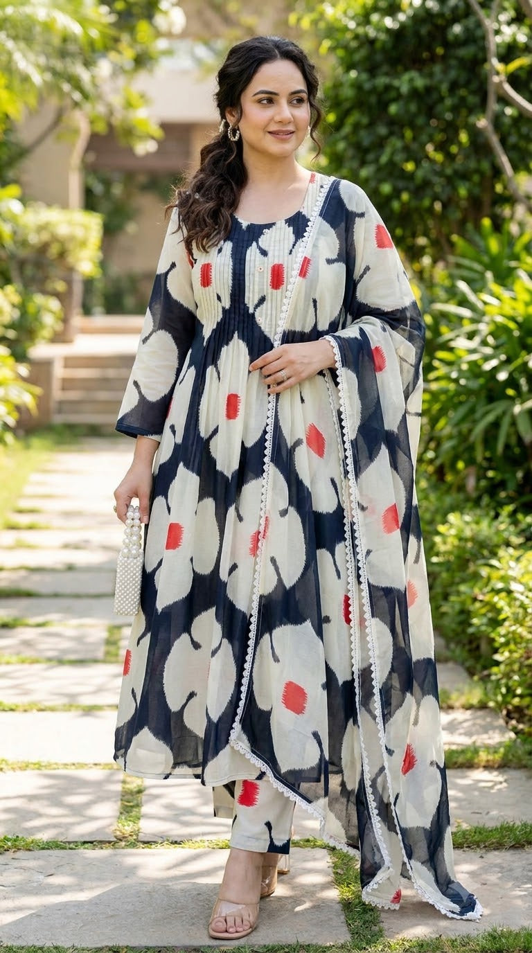 Ivory Bloom Suit Set